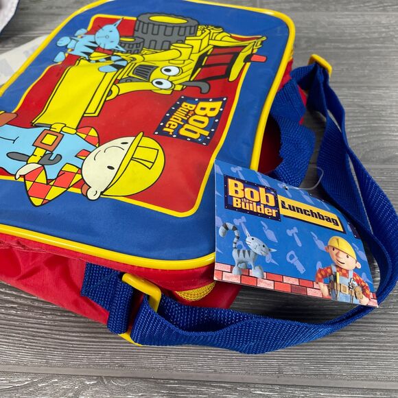 Vintage 2000 Bob the Builder Lunch Bag with Wendy Puppet & Sandylion Stickers - Picture 4 of 12